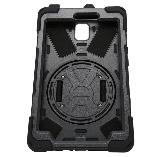 Tablet Protective Case, Black Precise Cutouts Perfect Fit 360 Degree Rotating Kickstand Tablet Shockproof Case for Active 3 2020 T570 8 Inch Tablet