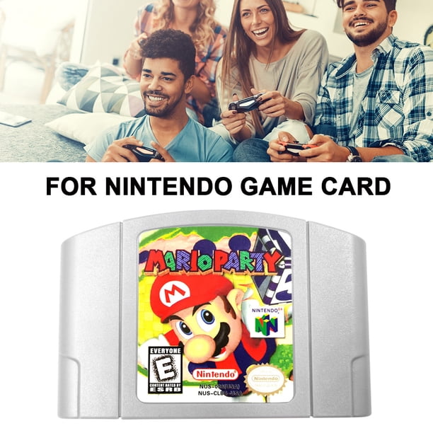 Tarjeta De Cartucho De Juegos Versión de EE. UU. Tarjeta de versión de serie para N64 (Mario Party1)