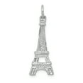 thumbnail image 1 of 14K White Gold Solid Polished Eiffel Tower Charm, 1 of 2