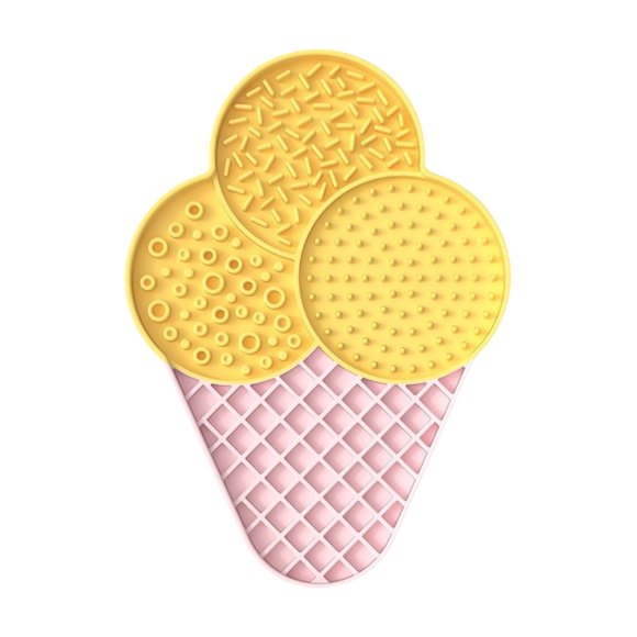 Silicone Slow Feeder Puzzle Mat for Cats with Lick Pad and Suction Cup Cushioning Non- Feeding Bowl