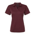 thumbnail image 4 of AllPro 4HM00L Women's Performance Mélange Polo-Maroon Melange-M, 4 of 6