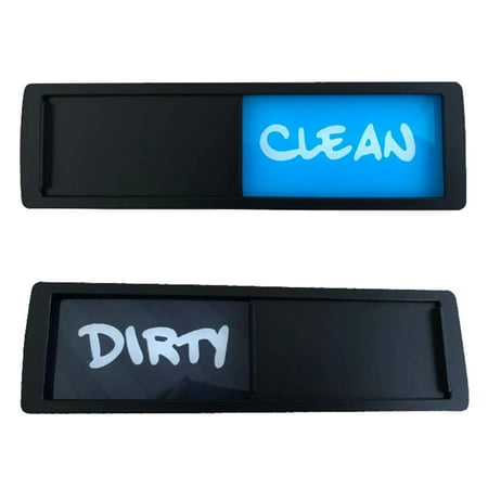 

Wall Stickers Dishwasher Clean And Sign Optional Adhesive Easy Read Non Scratch Heavy Duty Shutter Slide For Dish Washer Kitchen Accessories