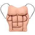 thumbnail image 1 of Prótesis musculares falsas, maquillaje para cosplay, pecho falso divertido para disfraces de Halloween y fiestas de disfraces, 1 of 7