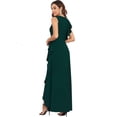 thumbnail image 2 of Vestido formal largo FQA para mujer, vestido de noche de cóctel negro, 2 of 6