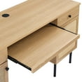 thumbnail image 6 of Modway Chaucer Particleboard and Laminate Office Desk in Oak, 6 of 9