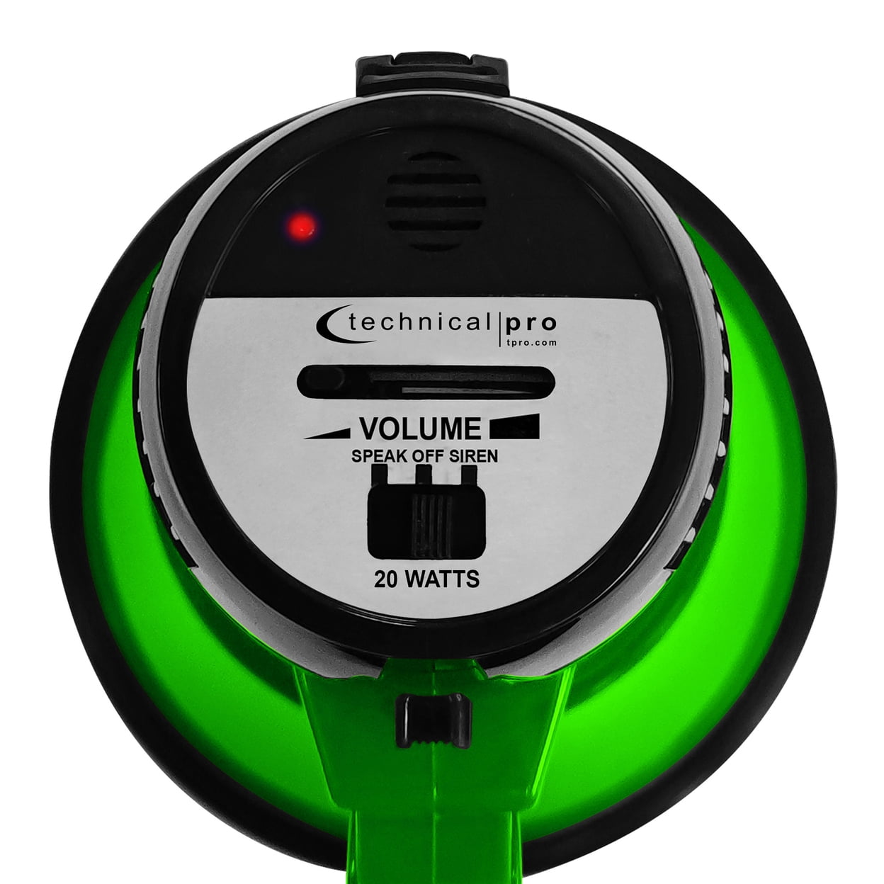 Technical Pro Portable 20W Green Megaphone Bullhorn 300m Range