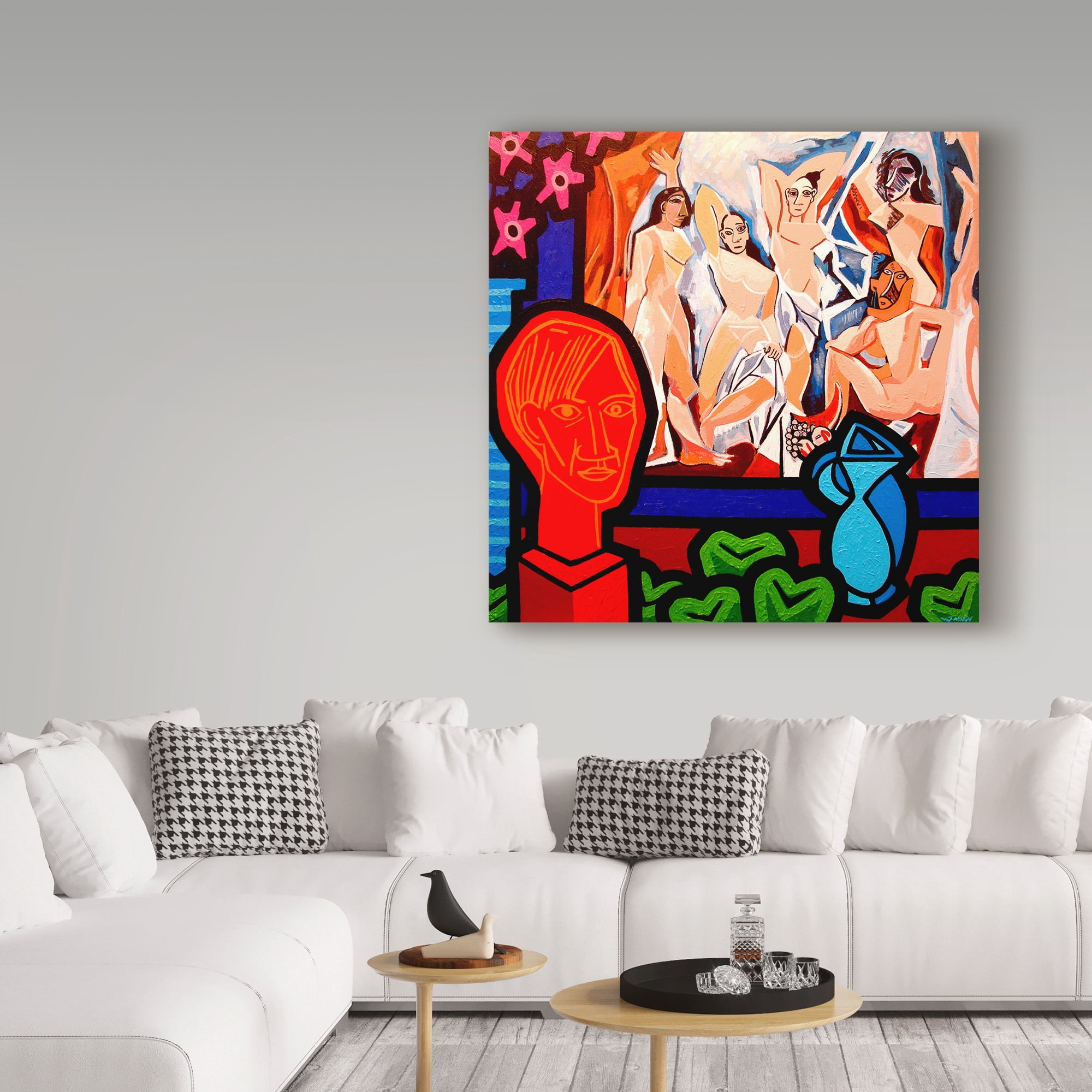 Trademark Fine Art 'Homage to Picasso 1' Canvas Art by John Nolan