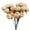 champagne, variant on Simulate 3 rose bouquets in rose red,3 Head Rose Artificial Flowers, Interior Decoration Valentine's Day Ornaments Scene Arrangement Props