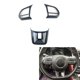 thumbnail image 2 of 9 Unids ABS Cubierta del Botón para Volante de Coche Pegatina Decoración Interior para MG5 MG6 MG ZS Estilo de Coche Fibra de Carbono, 2 of 5