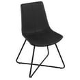 thumbnail image 5 of Cortesi Home Tangier Dining Chair in Saddle Brown Faux Leather (Set of 2), 5 of 5