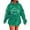 A-Green, variant on Oversized Sweatshirts for Women Rugby Printed Sequins Hooded Drop Shoulder Long Sleeve Glitter Pullover with Drawstring Pockets Loungewear Womens Trendy Sweatshirt Green XXXL