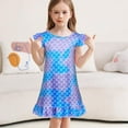 thumbnail image 3 of Jurebecia Girls Nightgowns Mermaid Nightgown Ariel Princess Pajama Dresses for Girls Sleepwear Night Kids Toddler Soft Nightgown 110 CM 3-4 Years, 3 of 10
