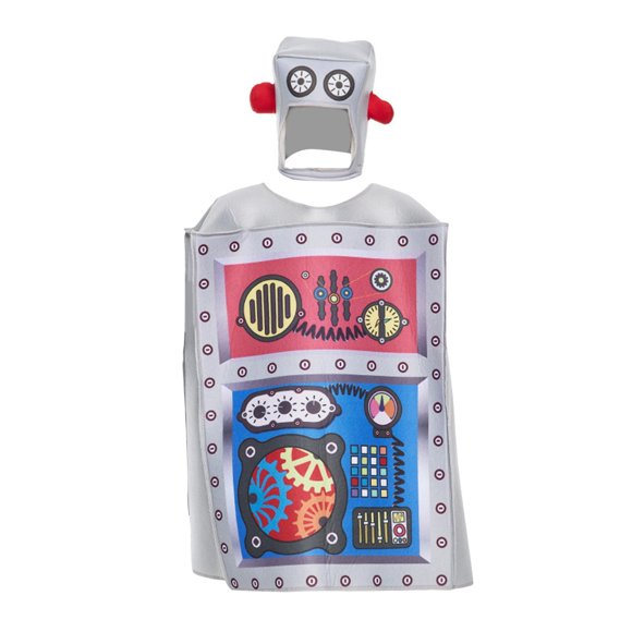 Disfraz de robot de Halloween para fiestas temáticas de mascaradas, presentaciones escénicas para niños