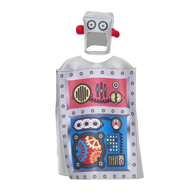 Disfraz de robot de Halloween para fiestas temáticas de mascaradas, presentaciones escénicas para niños