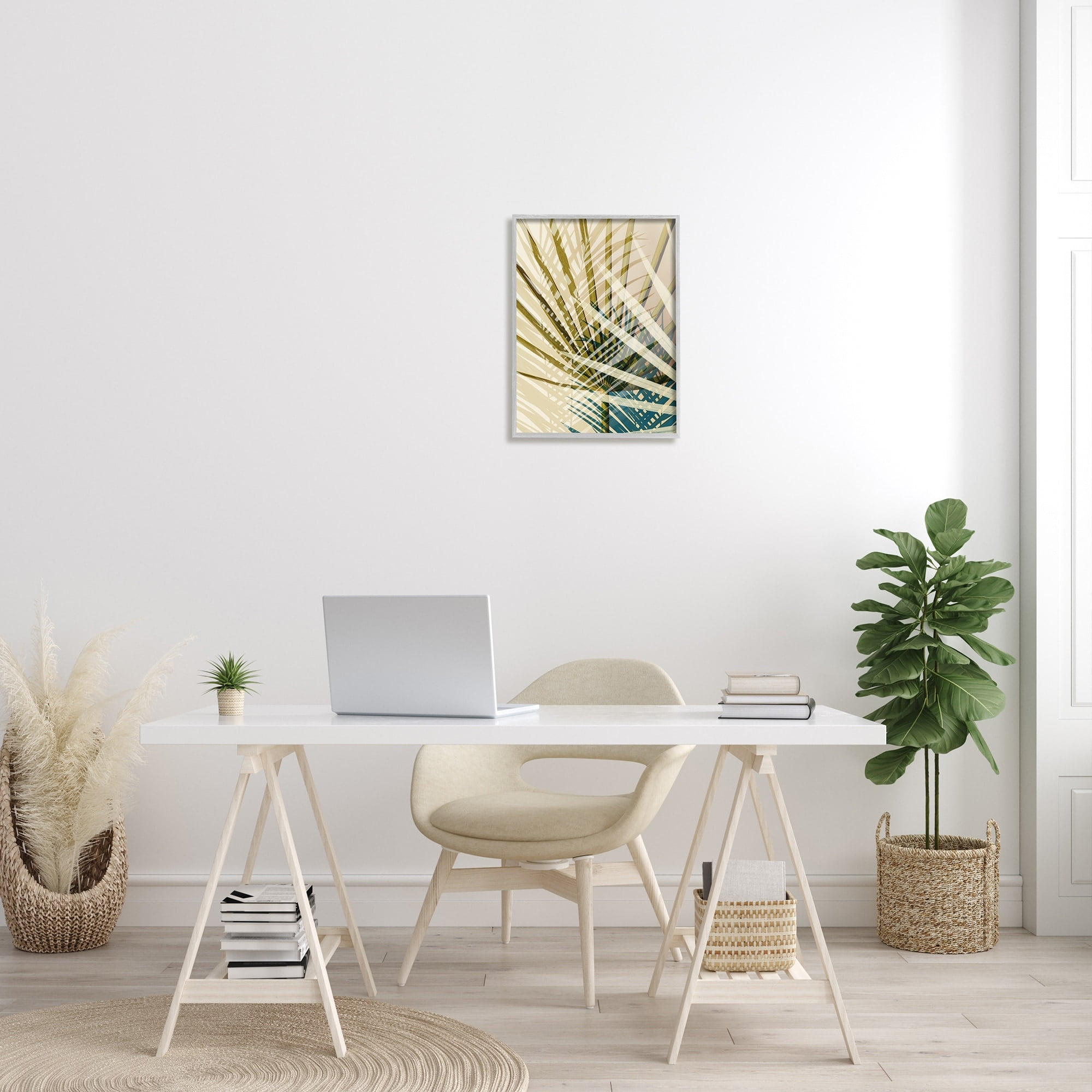 Stupell Industries Expressive Summer Palms Tropical Leaf Arrangement Modern Abstraction, 16 x 20, Design by Ian Winstanley