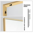 thumbnail image 6 of 59"x35" Gold Modern Full Length Mirror, 6 of 7