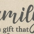 thumbnail image 4 of Family Typography Framed Under Glass on Burlap 12x15, 4 of 4