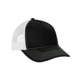thumbnail image 2 of Top Headwear Snapback Five-Panel Trucker Cap - Black/White, 2 of 3