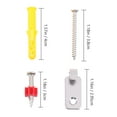 thumbnail image 2 of 4 Sets Picture Frame Hook Kit Nice Photo Frame Hook Household Wall Hooks, 2 of 9