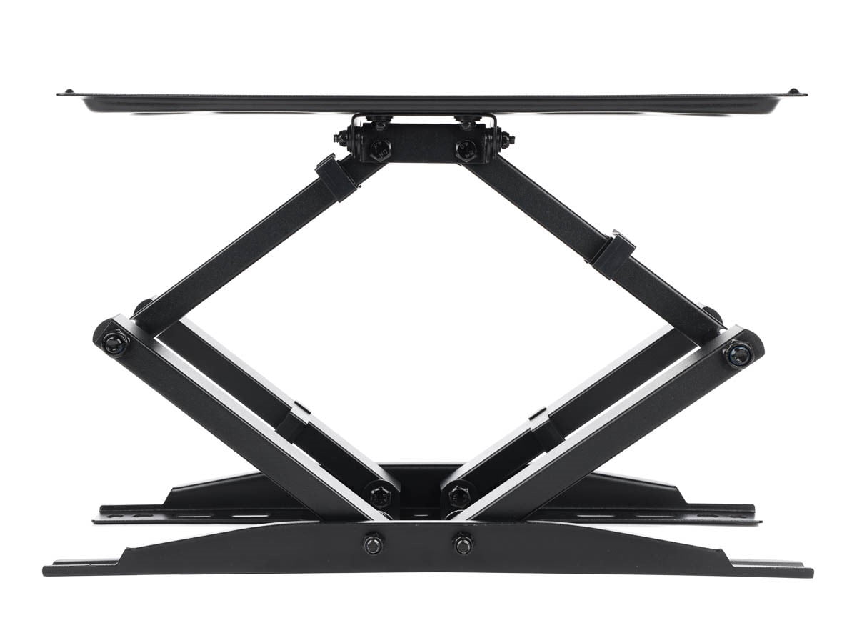 Monoprice Full-Motion Articulating TV Wall Mount Bracket For TVs 32in to 70in, Max Weight 88 lbs, Extension Range 2.4in to 18.4in, VESA Up to 400x400, Rotating, Fits Curved Screens - Commercial Series