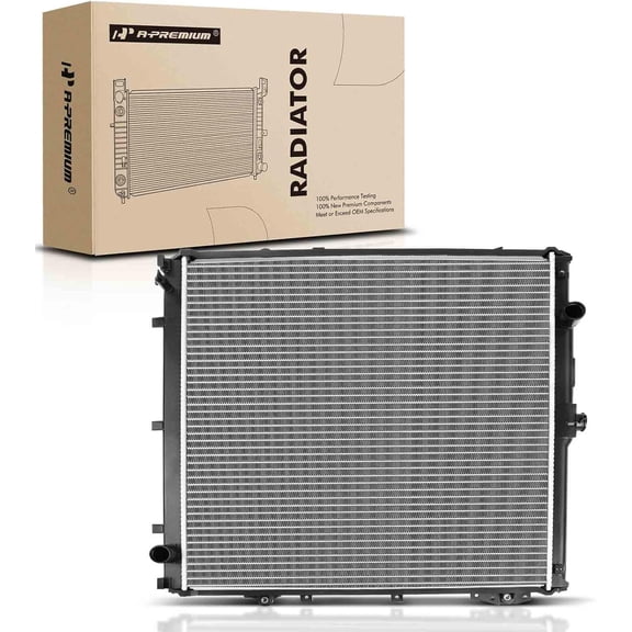 A-Premium Engine Coolant Radiator Assembly Compatible with Toyota Sequoia 2008-2013, Tundra 2007-2020, V8 4.6L 5.7L, Replace# 164000S010, 13549