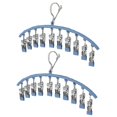 thumbnail image 1 of Organizador de calzas DENGXMXG Perchas metálicas giratorias color Azul, 1 of 5
