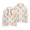 thumbnail image 6 of Bingfone Cute Gnome Summer Men's Drawstring Hoodie Long Sleeve Pocket Sweatshirts-Large, 6 of 6