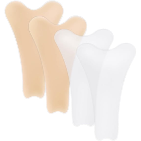 Camel Toe Concealer 4-Packs, Seamless Invisible Silicone Underwear Pads to Hide Guard Feminine Lines for Women Leggings Swimsuits Activewear