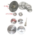 thumbnail image 1 of 6 Pcs Disque de Scie HSS Lames de Coupe pour Outils de Perceuse Rotatifs + Mandrin, 1 of 6