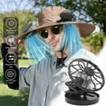 thumbnail image 5 of Antqov Solar Powered Fan, 2PCS Mini Clip Solar Fan Air Conditioner Cooler Cell Solar Fan with Brims or Clip for Outdoor Travel Camping Hiking Supplies, 5 of 9