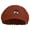 Red, variant on Bulldog Logo Embroidered Cotton Elastic Big Size Newsboy Cap - White 2XL-3XL