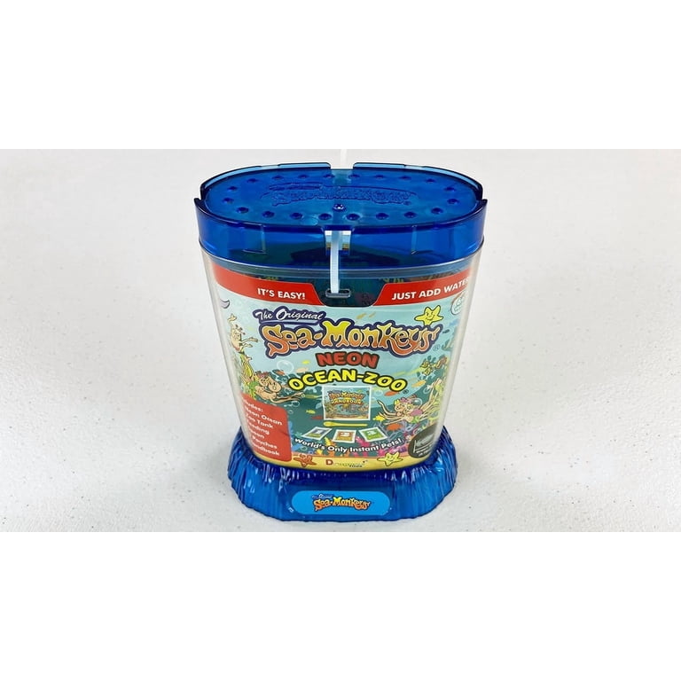 Schylling Sea Monkeys Ocean Zoo - Instant Animal Kit with Tank