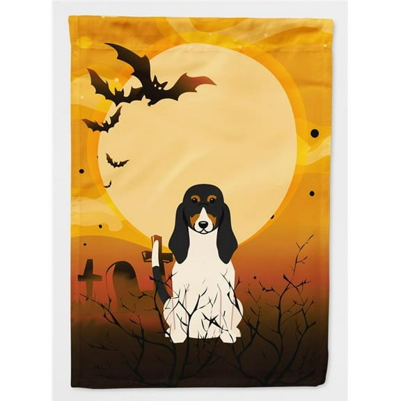 Caroline's Treasures BB4310GF Halloween Swiss Hound Flag Garden Size , Small, multicolor