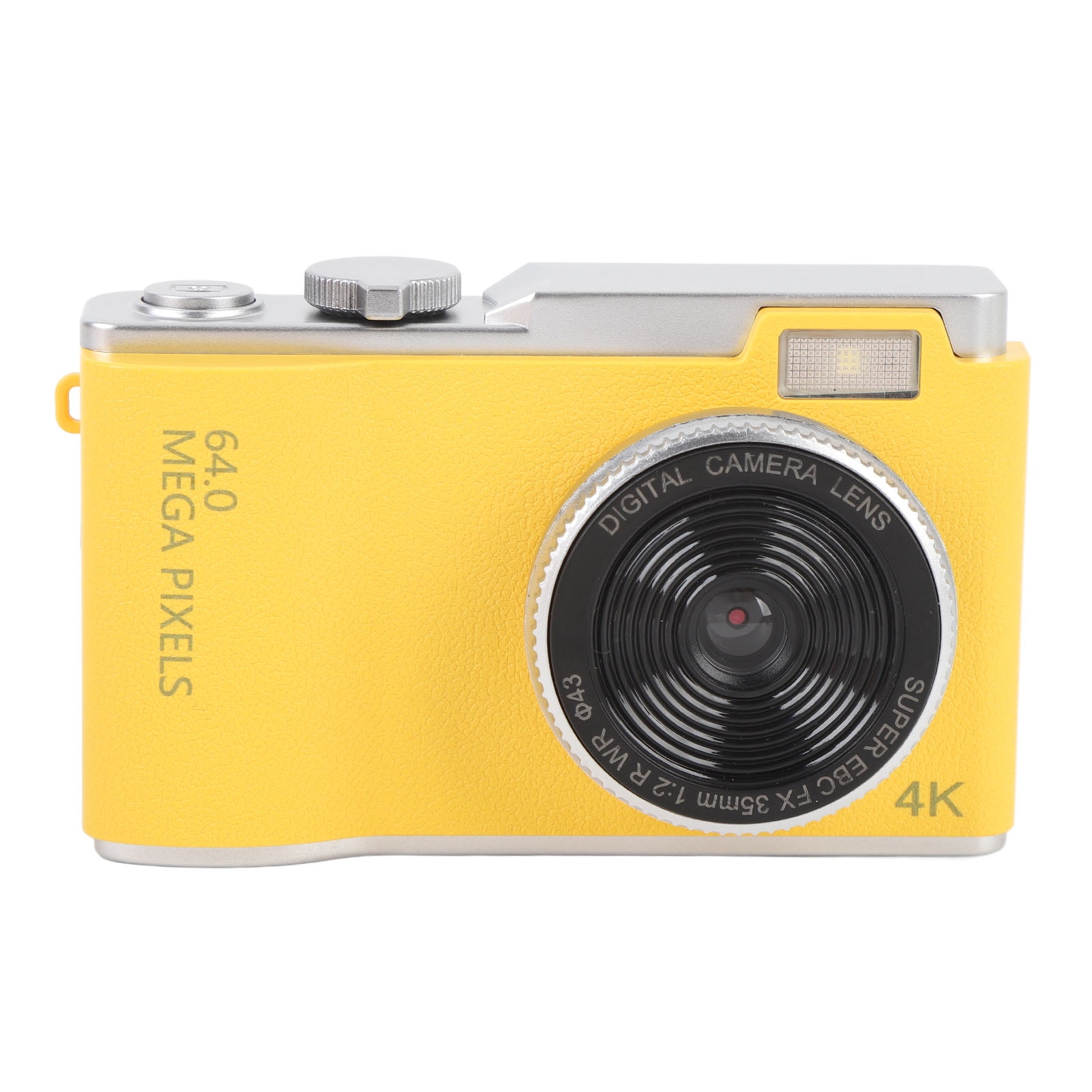 4K UHD Digital Camera for Photography 64MP Pocket Video Camcorder 16X Digital Zoom Portable Compact CCD Camera with 2.4 Inch IPS Screen and 32GB Memory Card