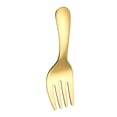 thumbnail image 1 of Matsuzay Cuchara para acampar ligera de acero inoxidable, tenedor, vajilla para aventuras al aire libre, duradera, fácil de limpiar Cocina y Comedor tenedor de oro, 1 of 6