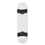 Softrucks Skateboard Indoor Practice Complete 7.75" Black Trucks, Dipped White