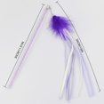 thumbnail image 2 of Cat Wand Teaser Plastic Interactive Cat Stick Cat Teaser Wand with Bell for Cats, 2 of 10