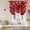Red Black, variant on Valentine's Cardinal Balloon Curtains for Living Room/French Door, Red Love Heart Birds Branch Tie Up Curtains 63 Inch Length Energy Saving Kitchen Curtains Shades for Windows 42"x63"