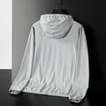 thumbnail image 5 of Azrian Unisex Lightweight Breathable Summer Hooded Jacket for Men and Women Summer Solid Color Sunscreen Jacket With Hooded Protective Line Jacket, 5 of 5