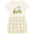 thumbnail image 3 of Inktastic Third Birthday Party Train Girls Toddler Dress, 3 of 5