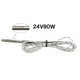 thumbnail image 5 of Cable de tubo calefactor,Cable de tubo calefactor 80W Accesorios para impresora,Accesorios de impresión de tubos calefactores,Bloque térmico 6x47,5 mm,Cartucho calefactor de acero inoxidable, 5 of 7