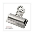 thumbnail image 4 of Universal Bulldog Clips, Jumbo, Nickel, 12/Pack, 4 of 7