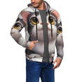 thumbnail image 2 of Naloa Cute Cartoon Kitten Men’s Hoodies, Zip up Hoodie, Sweatshirts,Hoodies for Men Sizes S-3XL-XX-Large, 2 of 5