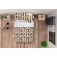 thumbnail image 1 of 3D Cartoon Animal Búho Oso Patrón Funda de edredón Set Ropa de Cama Set Funda Nórdica, 1 of 3