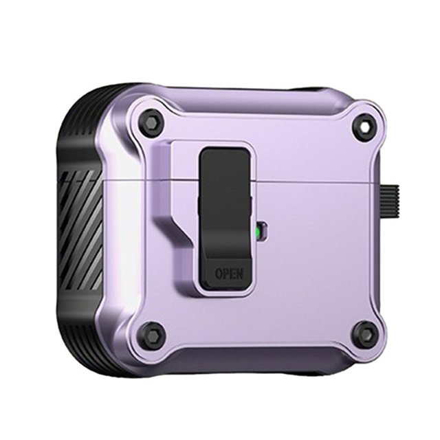 Cubierta de bloqueo de seguridad a prueba de golpes para AirPods Pro 2 3 Case - Protección mejorada