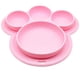 thumbnail image 3 of Toystoory de cena para niños, alimentación de silicona, frutas, dividido, cuenco, forma de pata, vajilla de alimentación, juguete para Mostrada Rosado Toystoory HA003350-01, 3 of 6