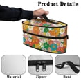 thumbnail image 5 of HELLHERO Vintage Colored Daisies Dustproof Travel Iron Storage Case Protective Travel Steamer Bag Travel Carrying Case, Bag Only, 5 of 6