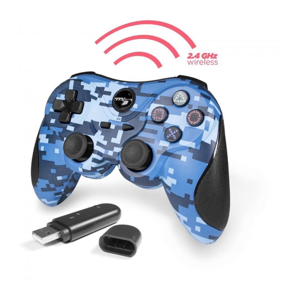 Control TTX Tech inalambrico para PS3 azul digicamo
