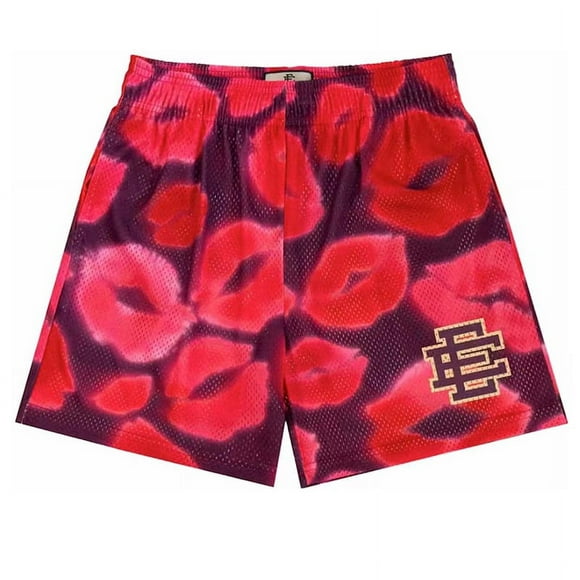 Eric Emanuel EE Basic Shorts Casual Shorts Men‘s Muscle Fitness Sports Short Pants Mesh Breathable Fashion Basketball Men Shorts