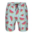 thumbnail image 3 of Goofa Watermelon Printed Mens Swim Trunks Summer Quick Dry Short Beach Swimwear Bathing Suits-Small, 3 of 9